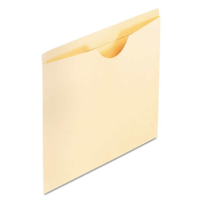 Pendaflex Manila Reinforced File Jackets, 2-Ply Straight Tab, Legal Size, Manila, 100/Box