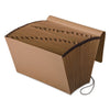 Pendaflex Kraft Indexed Expanding File, 31 Sections, Elastic Cord Closure, 1/15-Cut Tabs, Legal Size, Brown