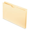 Pendaflex Manila Reinforced File Jackets, 2-Ply Straight Tab, Legal Size, Manila, 50/Box