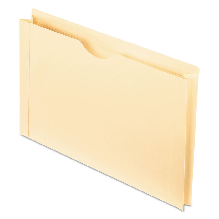 Pendaflex Manila Reinforced File Jackets, 2-Ply Straight Tab, Legal Size, Manila, 50/Box