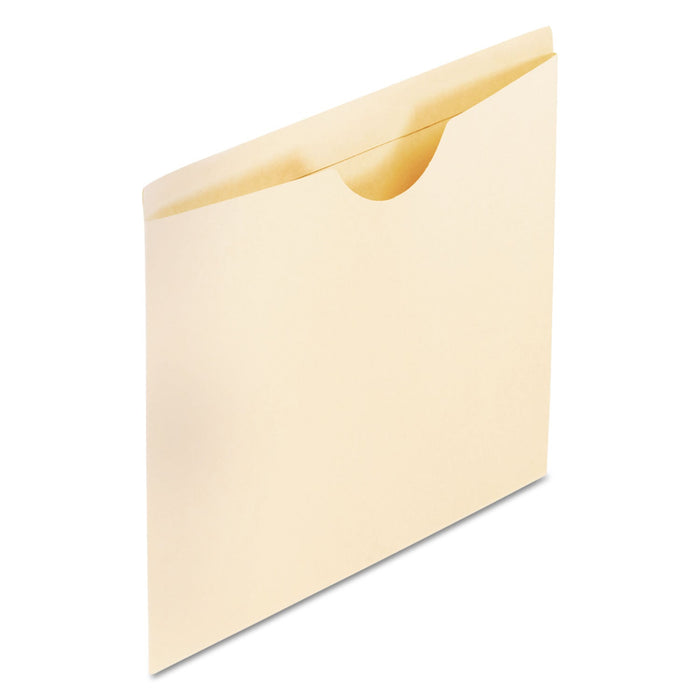 Pendaflex Manila Reinforced File Jackets, 2-Ply Straight Tab, Letter Size, Manila, 100/Box
