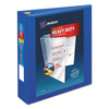 Avery Heavy-Duty View Binder with DuraHinge and One Touch EZD Rings, 3 Rings, 2" Capacity, 11 x 8.5, Pacific Blue