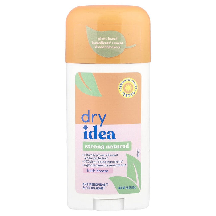Dry Idea Strong Natured Plant-Based Invisible Solid Antiperspirant & Deodorant 2.6 Oz by Pasteur Pharmacy