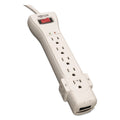Tripp Lite Protect It! Surge Protector, 7 AC Outlets, 15 ft Cord, 2,520 J, Light Gray