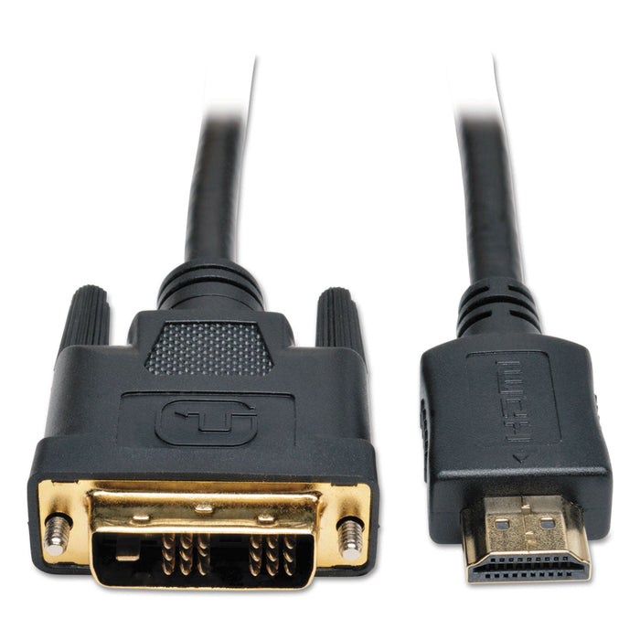 Tripp Lite HDMI to DVI-D Cable, Digital Monitor Adapter Cable (M/M), 10 ft, Black