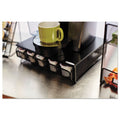 Safco One Drawer Hospitality Organizer, 5 Compartments, 12.5 x 11.25 x 3.25, Black