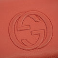 Gucci Coral Pink Soho Interlocking G Leather Round Zipper Long Wallet #2363 by Bolt Boutique