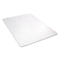 deflecto EconoMat All Day Use Chair Mat for Hard Floors, 45 x 53, Clear