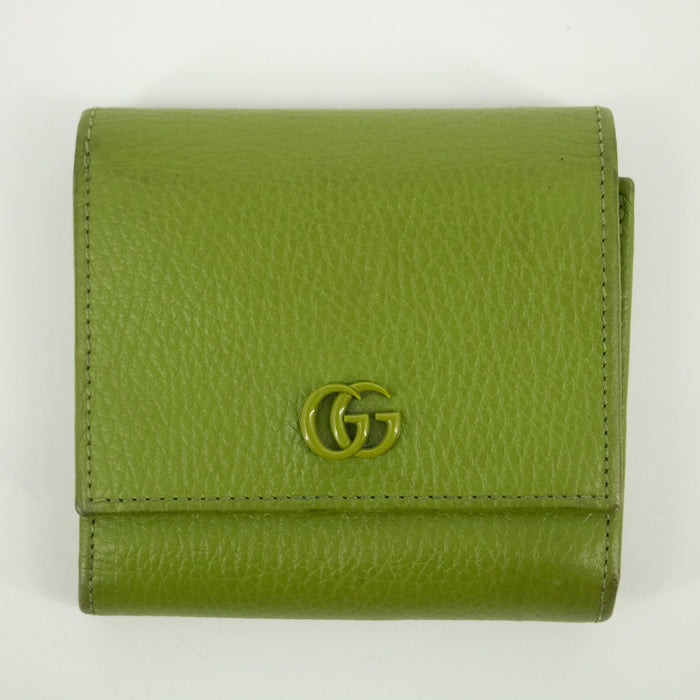 Gucci Mint Green Leather GG Marmont Mini Wallet #2364 by Bolt Boutique