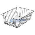 Fellowes Wire Desk Tray Organizer, 1 Section, Legal Size Files, 12" x 16.5" x 5", Black