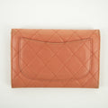 Chanel Pink Coco Mark Matelasse Lambskin Wallet #2365 by Bolt Boutique