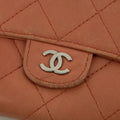 Chanel Pink Coco Mark Matelasse Lambskin Wallet #2365 by Bolt Boutique