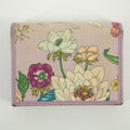 Gucci Purple GG Marmont Canvas x Leather Floral Compact Wallet #2366 by Bolt Boutique