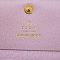 Gucci Purple GG Marmont Canvas x Leather Floral Compact Wallet #2366 by Bolt Boutique