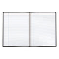Blueline Executive Notebook, 1 Subject, Medium/College Rule, Black Cover, 9.25 x 7.25, 150 Sheets