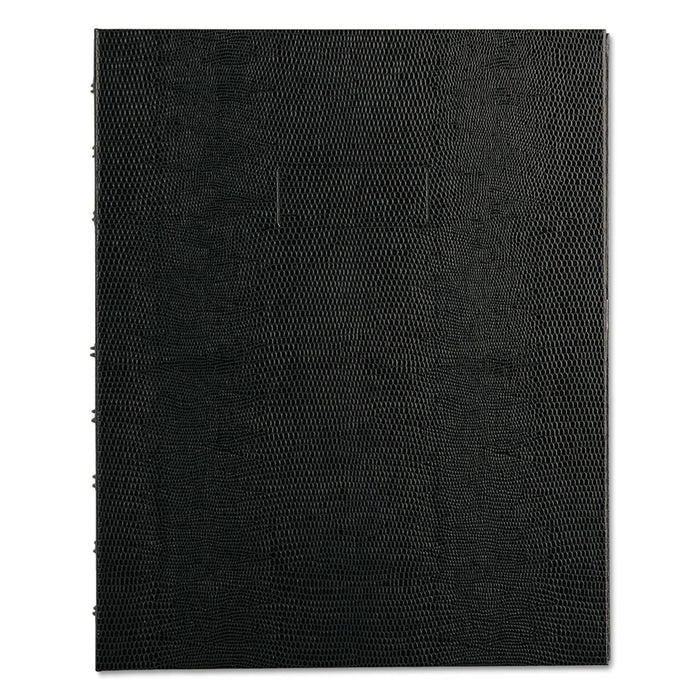 Blueline NotePro Notebook, 1 Subject, Narrow Rule, Black Cover, 9.25 x 7.25, 75 Sheets