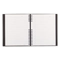 Blueline NotePro Notebook, 1 Subject, Medium/College Rule, Black Cover, 11 x 8.5, 150 Sheets