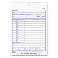 Rediform Receiving Record Book, Three-Part Carbonless, 5.56 x 7.94, 1/Page, 50 Forms