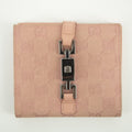 Gucci Pink Jackie GG Canvas x Leather Compact Wallet #2367 by Bolt Boutique