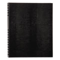 Blueline NotePro Notebook, 1 Subject, Medium/College Rule, Black Cover, 11 x 8.5, 100 Sheets