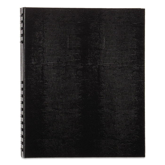 Blueline NotePro Notebook, 1 Subject, Medium/College Rule, Black Cover, 11 x 8.5, 100 Sheets