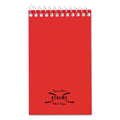 National Paper Blanc Xtreme White Wirebound Memo Pads, Narrow Rule, Randomly Assorted Cover Colors, 60 White 3 x 5 Sheets