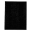 Blueline Executive Notebook, 1 Subject, Medium/College Rule, Black Cover, 9.25 x 7.25, 150 Sheets
