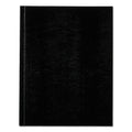 Blueline Executive Notebook, 1 Subject, Medium/College Rule, Black Cover, 9.25 x 7.25, 150 Sheets