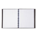 Blueline MiracleBind Notebook, 1 Subject, Medium/College Rule, Black Cover, 11 x 9.06, 75 Sheets