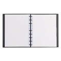 Blueline MiracleBind Notebook, 1 Subject, Medium/College Rule, Black Cover, 9.25 x 7.25, 75 Sheets