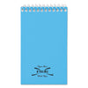 National Paper Blanc Xtreme White Wirebound Memo Pads, Narrow Rule, Randomly Assorted Cover Colors, 60 White 3 x 5 Sheets