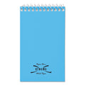 National Paper Blanc Xtreme White Wirebound Memo Pads, Narrow Rule, Randomly Assorted Cover Colors, 60 White 3 x 5 Sheets
