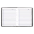 Blueline NotePro Notebook, 1 Subject, Narrow Rule, Black Cover, 9.25 x 7.25, 75 Sheets