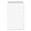 National Paper Blanc Xtreme White Wirebound Memo Pads, Narrow Rule, Randomly Assorted Cover Colors, 60 White 3 x 5 Sheets