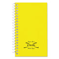 National Paper Blanc Xtreme White Wirebound Memo Books, Narrow Rule, Randomly Assorted Covers, 5 x 3, 60 Sheets