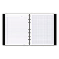 Blueline NotePro Quad Computation Notebook, Data-Lab-Record Format, Narrow Rule/Quadrille Rule, Black Cover, 9.25 x 7.25, 96 Sheets