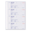 Rediform Receipt Book,Two-Part Carbonless, 7 x 2.75, 4/Page, 400 Forms