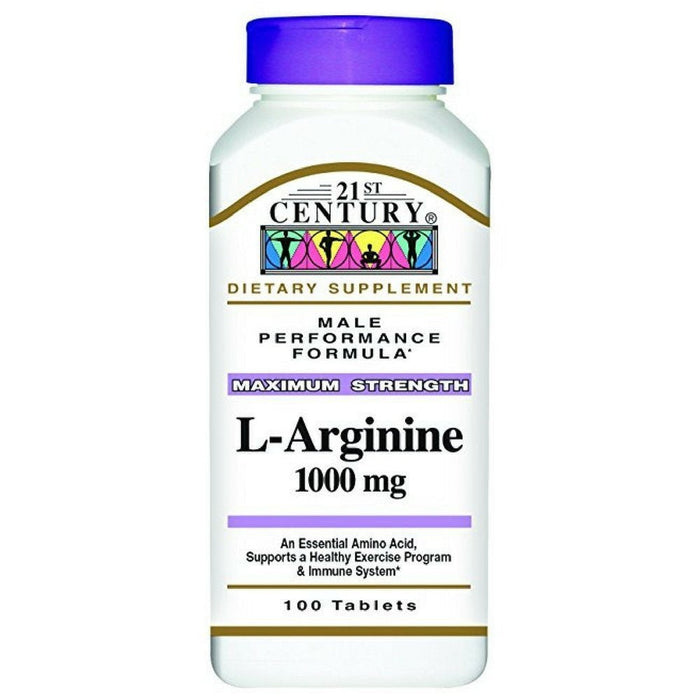 21st Century L-Arginine 1000 Mg Maximum Strength Tablets by Pasteur Pharmacy