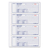 Rediform Money Receipt Book, Three-Part Carbonless, 7 x 2.75, 4/Page, 100 Forms
