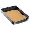Officemate 2200 Series Front-Loading Desk Tray, 1 Section, Legal Size Files, 10.25" x 15.38" x 2", Black