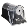 Westcott iPoint Evolution Axis Pencil Sharpener, AC-Powered, 4.25 x 7 x 4.75, Black/Silver
