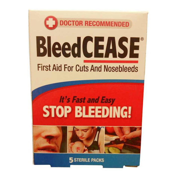 Bleed Cease First Aid For Cuts And Nosebleeds 5Ct by Pasteur Pharmacy