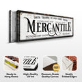 Family Owned Mercantile Sign by Tailored Canvases