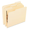 Pendaflex Manila Fastener Folders with Bonded Lesspace Fasteners, 2 Fasteners, Letter Size, Manila Exterior, 50/Box