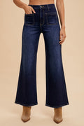 Stretch Front Two Pocket High Rise Flare Jean by Boutique 23