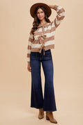 Stretch Front Two Pocket High Rise Flare Jean by Boutique 23
