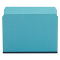 Pendaflex Pressboard Expanding File Folders, Straight Tabs, Letter Size, 1" Expansion, Blue, 25/Box
