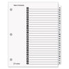 Cardinal OneStep Printable Table of Contents and Dividers, 26-Tab, A to Z, 11 x 8.5, White, White Tabs, 1 Set