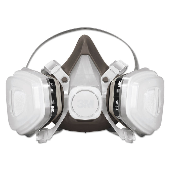 3M Half Facepiece Disposable Respirator Assembly, Large
