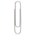 ACCO Paper Clips, Jumbo, Smooth, Silver, 100 Clips/Box, 10 Boxes/Pack